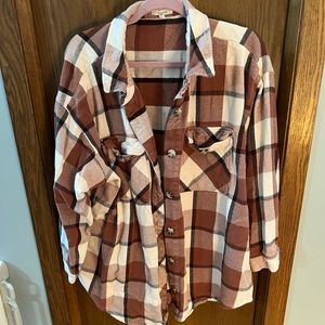 Maurice’s Plaid Shacket (2x)